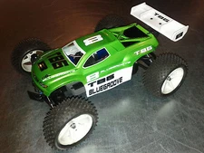 TRUGGY BODY AND WING FOR TRAXXAS MINI E-REVO 1/16 CHASSIS 