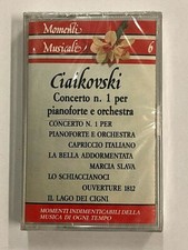 CIAIKOVSKI - CONCERTO N. 1 MOMENTI MUSICALI 6 - MUSICASSETTA NUOVA SIGILLATA