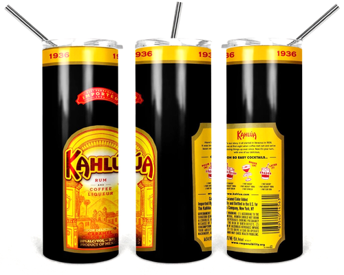 Kahlua Lid Kahlua Rum And Coffee Liqueur Multicolor 20 oz Insulated Tumbler Lid ...