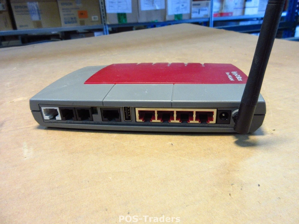 AVM Fritz!Box Fon WLAN 7170 SL 125 Mbps 4-Port 10/100 Verkabelt Router ANNEX A - Bild 2 von 3