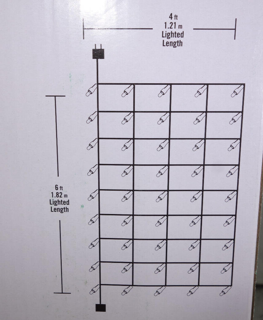 Home Accent Holiday 150 LED TWINKLING COOL WHITE DOME NET LIGHTS Xmas 4