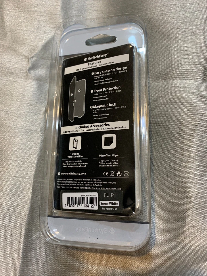 SwitchEasy FLIP Folio Case - iPhone 5C - white - Image 2 of 2