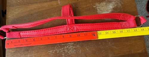 Arnés paso a paso de 1"" para perro con correa de 1"", talla grande, color rojo - Imagen 9 de 14