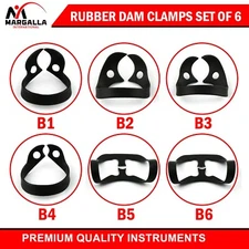Universal Rubber Dam Brinker Clamps Upper Lower Anterior Clamp B1,B2,B3,B4,B5,B6