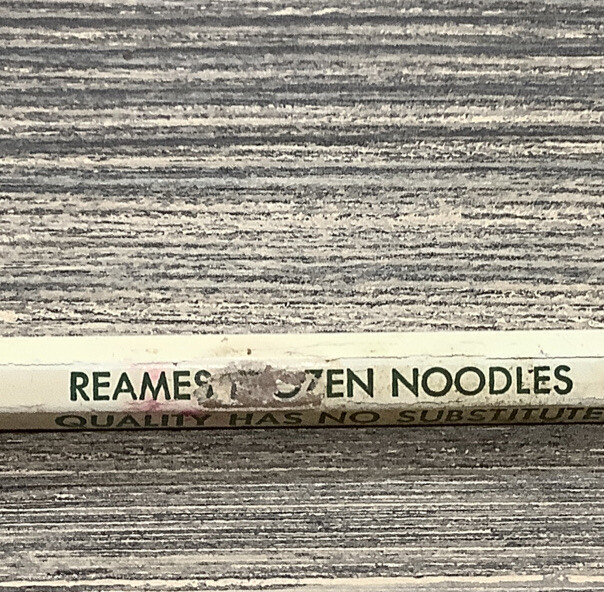 Vintage Sharpened Pencil Reames Frozen Noodles Clive Iowa White eBay
