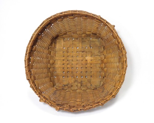 EARLY 20TH C NATIVE AMERICAN MICMAC, SWEET GRASS PORCUPINE BASKET, PENOBSCOT, ME - Picture 7 of 12