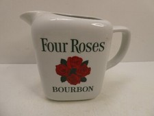 FOUR ROSES BOURBON WATER JUG MADE BY ARABIA PPOTTERY