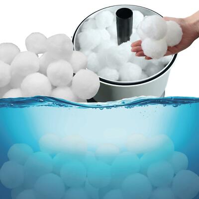 Pool Filterbälle Für Sandfilter – Wiederverwendbar & Umweltfreundlich – Entspricht 68 Kg Filtersand (2,1 Kg)