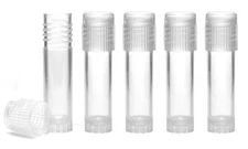 Plastic Storage Vials, 2mL, 500/PK - PP - Screw Top - Eisco Labs