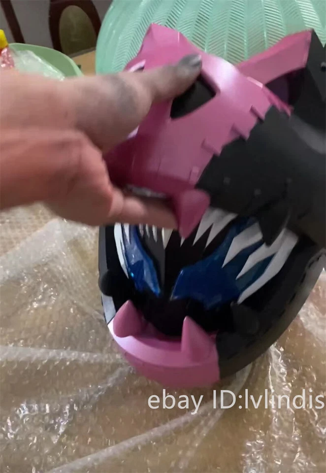 Kamen Rider Vice Revice REX GENOME 3D Printing 1:1 Wearable Cosplay Helmet New - Image 3 of 4