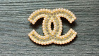 Brooch Pin C-1 Luxury Cc Pearl