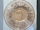 Federal Glass Co. Sharon Cabbage Rose Pink Depression Serving Bowl/Berry Bowl