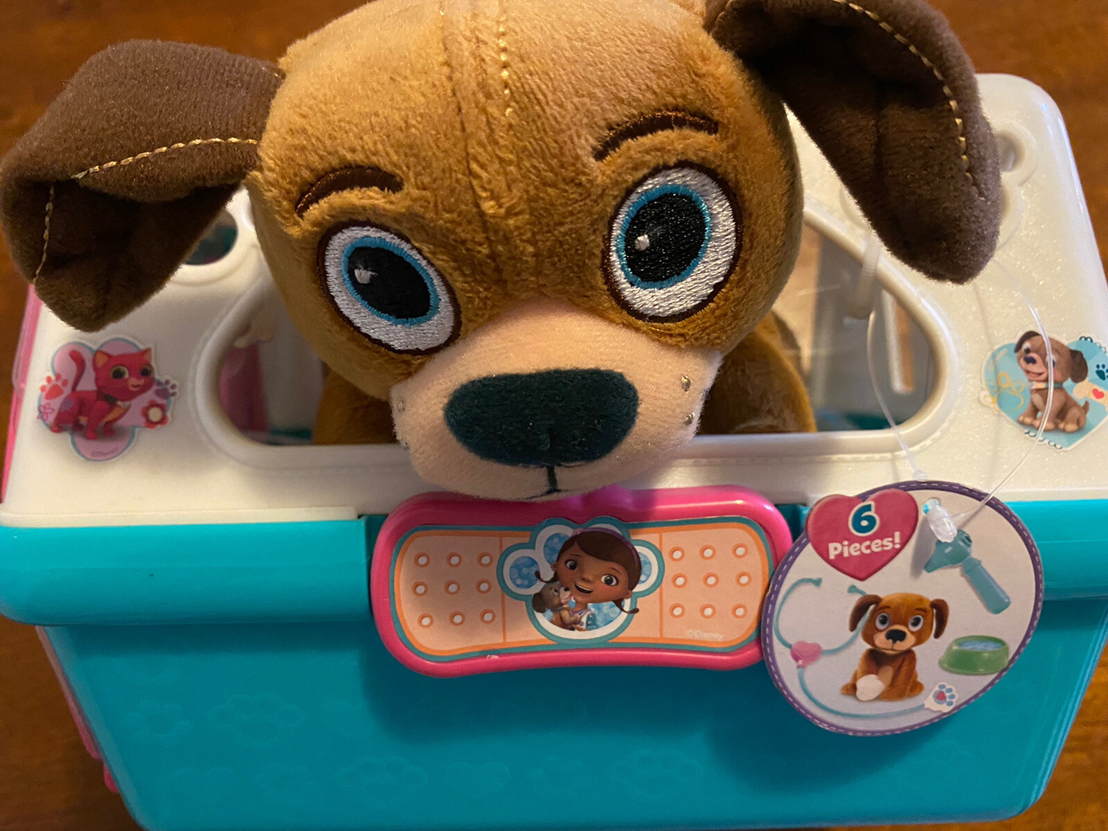 doc mcstuffins toy hospital pet carrier findo plush