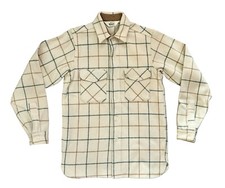 Vintage Woolrich USA Plaid Wool Shirt Jacket Shacket Men  s Sz M