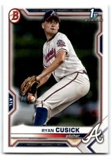 2021 BOWMAN DRAFT RYAN CUSICK ATLANTA BRAVES #BD-27