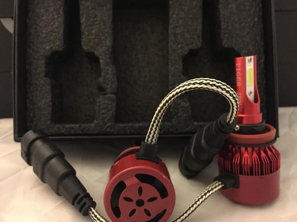 For Chevy Silverado 2019 2020 Low Beam - LED HEADLIGHT BULBS - H11 6000K White 6 - Image 4 of 4