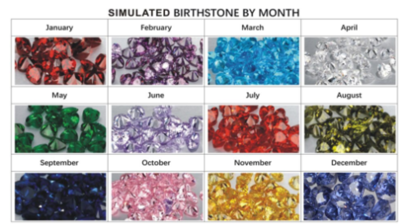 Personalized Ring Engraved Name Custom Heart Birthstone Sterling Silver