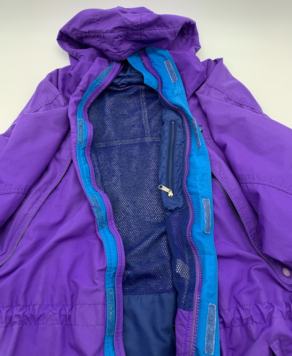 VTG 90s Patagonia Purple Ski Storm Rain Jacket Mesh Lined VTG 90s Patagonia Purple Ski Storm Rain Jacket Mesh Lined