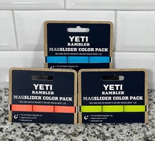 Yeti Magslider 3 Pack's of 3 Coral/Chartreuse/Reef Blue Limited Edition- RARE