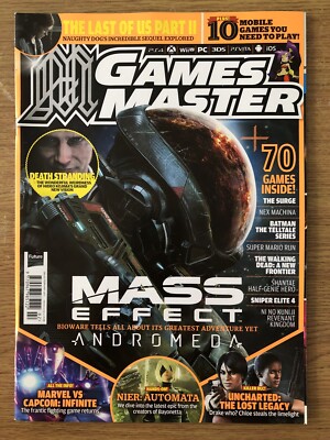 Issue 313 Games Master Magazine February 2017 Mass Effect Andromeda