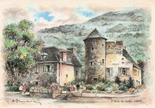 65 SAINT LARY SOULAN LA TOUR DE HACHAN XIVE ET VIEILLE MANSION