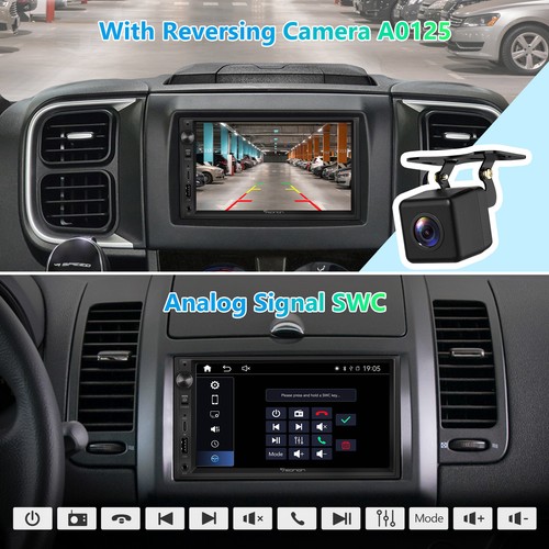 Double 2 DIN Android Auto Apple CarPlay X3 7" Car Stereo Radio Head Unit 178*100 - Picture 11 of 17