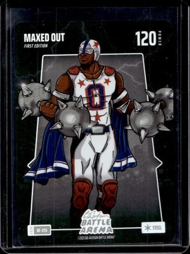 2026 Bo Jackson Battle Arena Maxed Out Tyrese Maxey Steel #BF-255 76ers