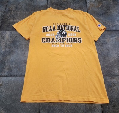 Vintage Y2K Champion Men's Medium Appalachian State NCAA Football T Shirt