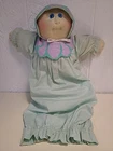 RARE Cabbage Patch Kid Soft Sculpt Bald Babyland General 15" Doll Cabbage bonnet