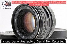 Near Mint Pentax SMC Pentax 55mm f/1.8 Fast MF Lens Pentax K Mount Japan