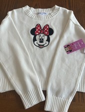 Old Navy Disney Minnie Mouse Girl s All Cotton Sweater NWT Large 10-12