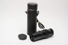 Lentar 200mm f4.5 T-Mount Adapter Exakta Mount Pre-set lens, case, good!