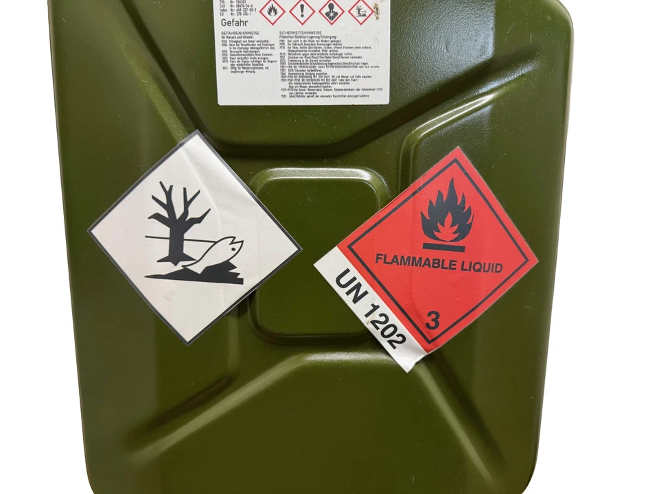 Org. BW Benzinkanister Dieselkanister Wasserkanister 20L, Metall - 2. Wahl! - Bild 3 von 4