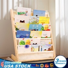 Children Kids Book Shelf Storage Rack Organiz...