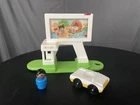 Vintage Fisher Price Little People Play Set Drive In Movie Theater
