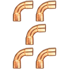 Appli Parts AP-C218LB5 2-1/8 90 Degree Elbow Long Turn Copper pipe fittings CxC