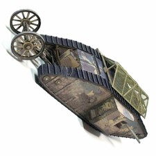 1:35 Scale WWI British Mark.I Male Tank Paper Model DIY Unassembled Kits For Kid