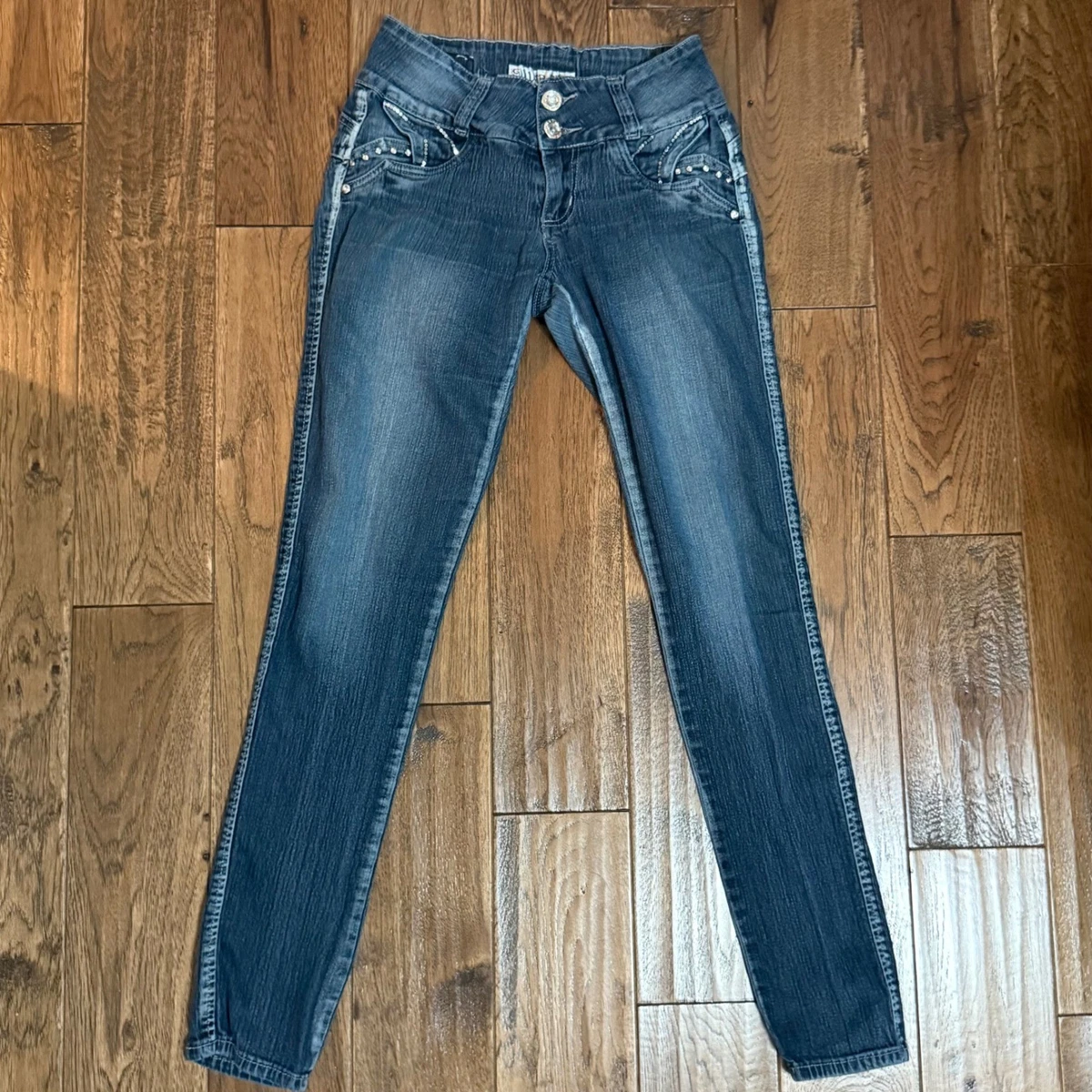 Jean Old Navy The Diva - Taille 4 Femme - Délavage Moyen, Coupe Bootcut - Occasion Très Bon état