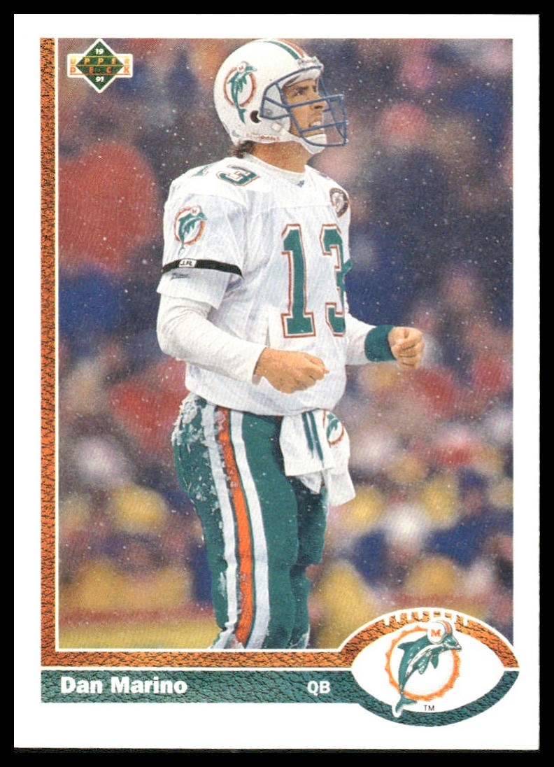 1991 Upper Deck #255c Dan Marino Miami Dolphins