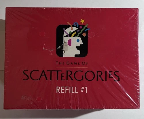 Vintage  The Game of Scattergories Refill #1 Pack  Milton Bradley NEW!