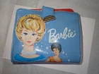 Vintage 1960's Child's Barbie Doll Blue Vinyl Wallet Billfold