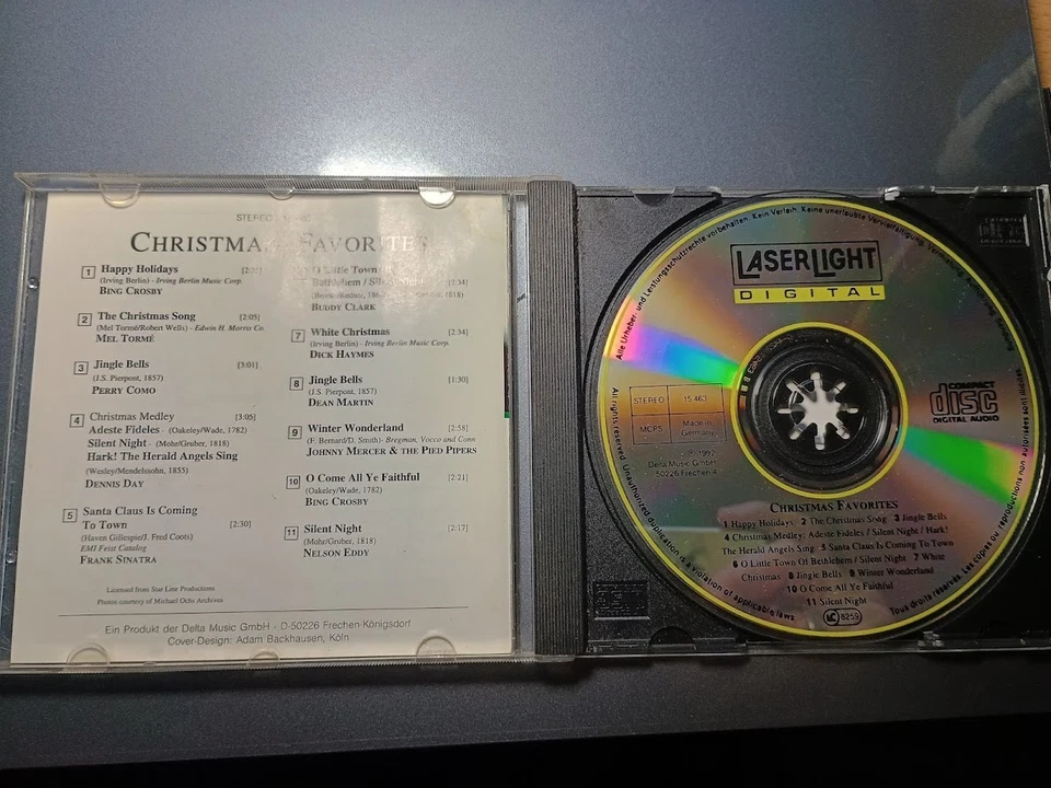 CD Dean Martin, Perry Como, Mel Tormé a.o. Christmas Favorites Laserlight Dig - Bild 3 von 4