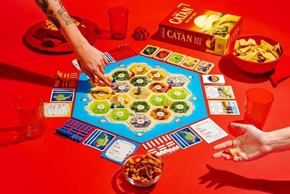 CATAN Board Game 5th Edition Strategy Game – Trade Build Settle- Family Game - Image 2 of 4