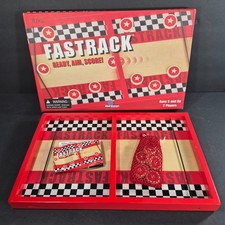 Fast Track Ready Aim Score Blue Orange Board Tabletop Game