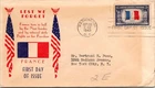FDC 1943 SC #915 France Lest We Forget Cachet - DC Cancel - Single - J27960