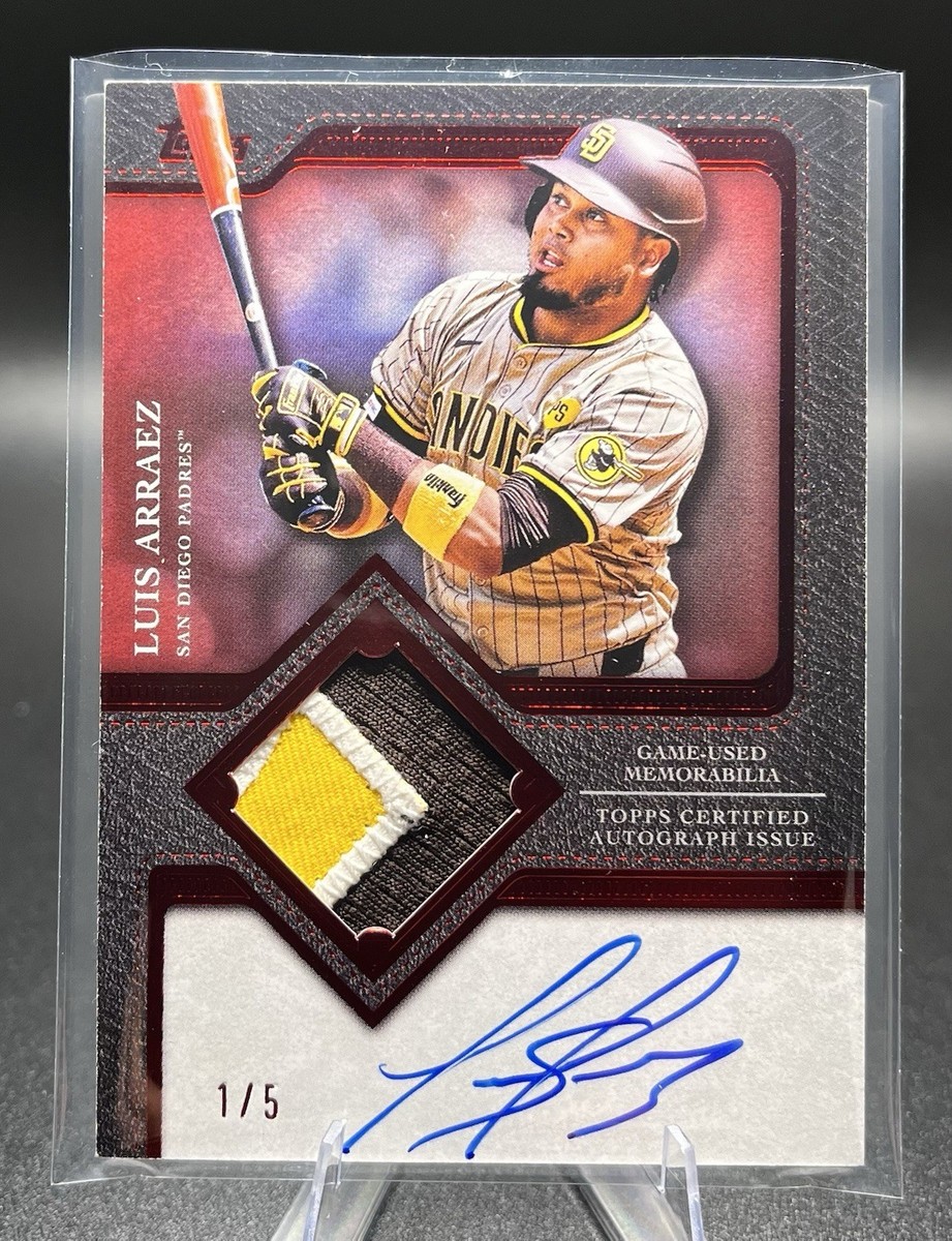 2025 Topps Update Luis Arraez Topps Flagship Reverence Autograph