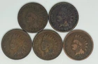 1892 1896 1902 1903 1904 Indian Head Cent Lot of 5