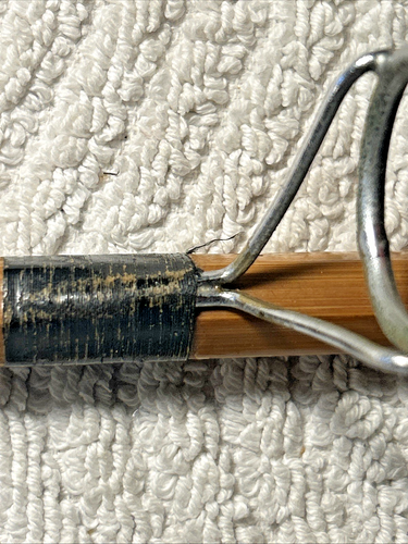 Split Cane Spinning Rod WEIR PRODUCTS 2 Piece 9’ with Bag Vintage - Picture 19 of 21
