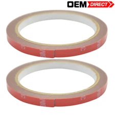 2x Rolls 3M Double Sided Acrylic Foam Tape Mounting 0.3Inch Width 90 Inch Length