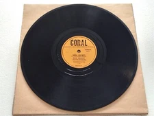 BOB CROSBY Coral 60020 78rpm HIGH SOCIETY / MUSKRAT RAMBLE EX-